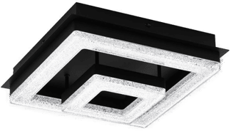 Eglo Fradelo 1 240x240 mm - Svart/Grå