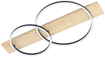 Eglo Boyal LED taklampe 12W svart/brun