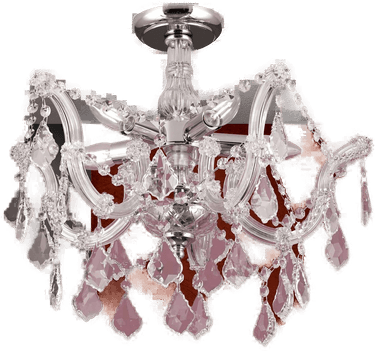 Orion Edel krystalltaklampe Caroline