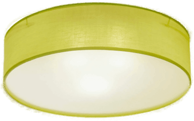 Orion Jitendra grønn tekstiltaklampe