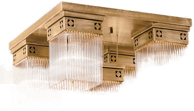 Orion Frieda taklampe massiv messing