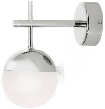 Orion LED-vegglampe Ball 1 lyskilde