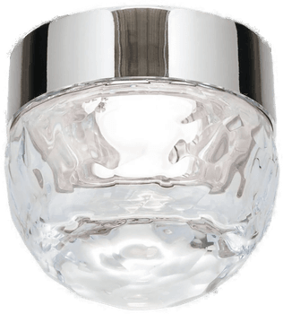 Orion LED-taklampe Ball nikkel rund