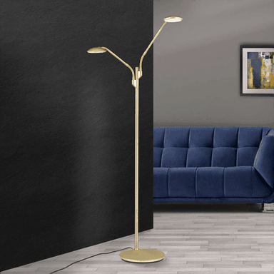 Orion LED-gulvlampe Cobra, 2 lyskilder