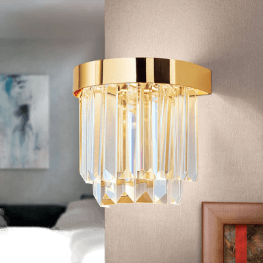 Orion LED-vegglampe Prisme, gull