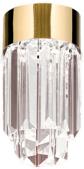 Orion Prism LED-taklampe Ø10cm, gull