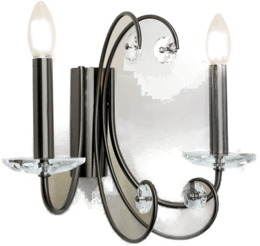 Orion Ariane vegglampe, nikkelfarget