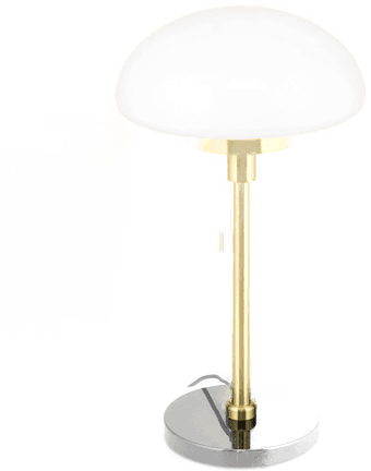 Orion bordlampe, svart/messing, 55 cm