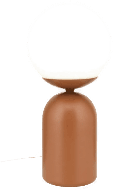 Orion bordlampe, korallrød, 32 cm