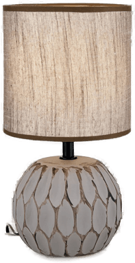 Orion Pinia bordlampe, brun