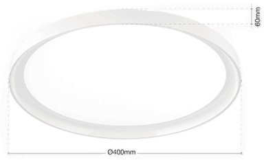 Orion LED-taklampe GAMMA, Ø 40 cm
