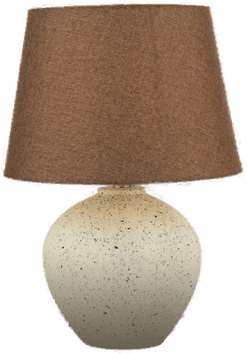 Orion Masai bordlampe, kremfarget/brun