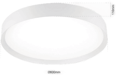Orion LED-taklampe VARIO, Ø 60 cm