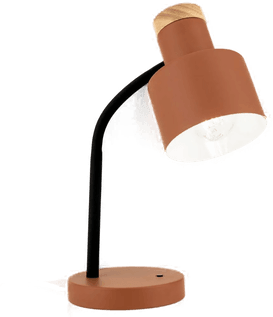 Orion Bordlampe Gili, korallrød, 35 cm