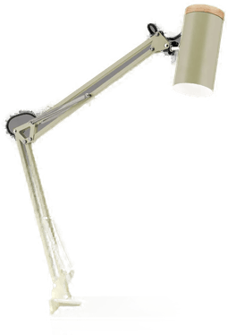 Orion Bordlampe Gili, lysegrønn, E27