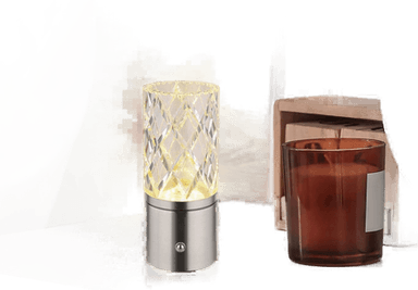 Globo LED-bordlampe Lunki, nikkelfarget