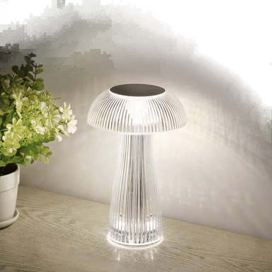 Globo LED-bordlampe Gixi, sølvfarget