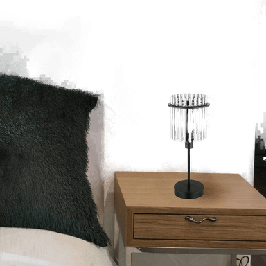 Globo Gorley bordlampe, røykgrått