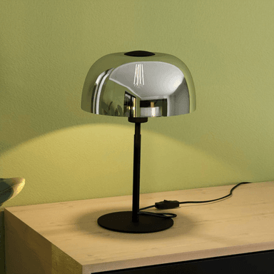Eglo Bordlampe Solo 2, svart transparent/svart