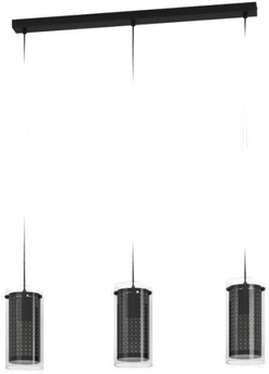 Eglo Pinto Textil 1 Pendel Svart E27