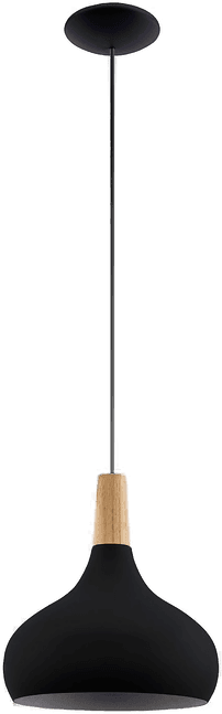 Eglo Sabinar pendel, svart, Ø28 cm