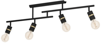 Eglo Lurone LED E27 Sort Messing