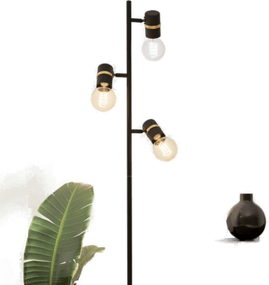 Eglo Lurone gulvlampe, svart