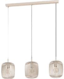 Eglo Romazzina Pendel E27 3-Lys Sand