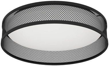 Eglo LED-taklampe Luppineria svart