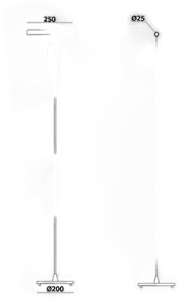 Molto Luce LED-gulvlampe Meyjo F