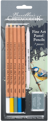 Cretacolor Pastellpennsett 7 deler