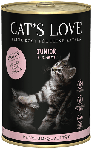 Cats Love Junior Kylling 6 x 400 g