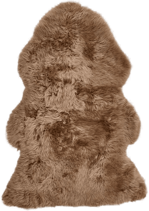 Natures Collection Saueskinn 80x60 cm Lysebrun