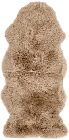 Natures Collection Saueskinn 135x60 cm Lysebrun