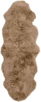 Natures Collection Saueskinn 180x60 cm Lysebrun