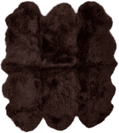 Natures Collection Saueskinnteppe 180x162 cm