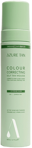 Azure Tan Self Tan Mousse Green Base