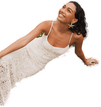 Bardot Adoni Crochet Midi Dress