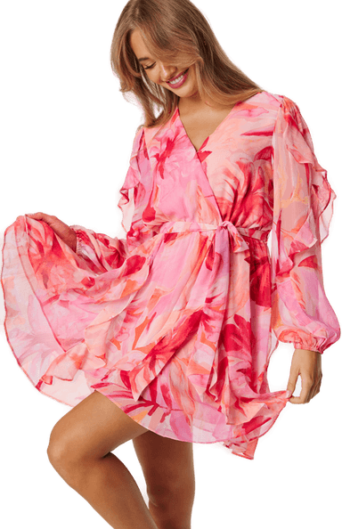 Forever New Cinzia Ruffle Mini Dress