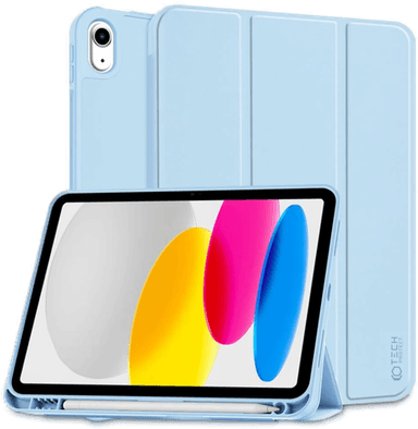 Techprotect iPad 11" (2025) Deksel m. Apple Pencil Holder - Lys Blå