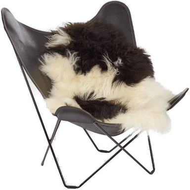 Natures Collection Saueskinn Langhåret 100-120x60 cm