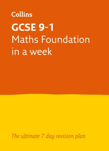 GCSE 9-1 Maths Foundation In A Week av Letts GCSE, Fiona Mapp