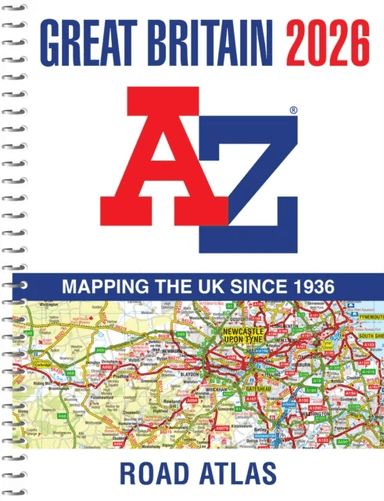 Great Britain A-Z Road Atlas 2026 (A4 Spiral) av A-Z Maps