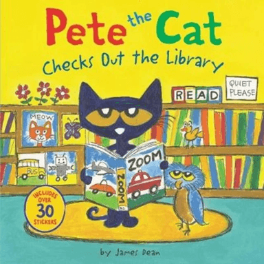 Pete the Cat Checks Out the Library av James Dean, Kimberly Dean