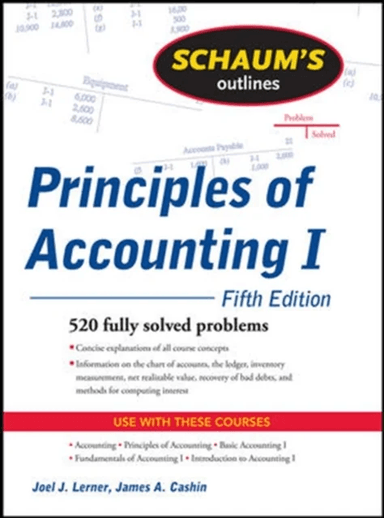 Schaum's Outline of Principles of Accounting I, Fifth Edition av Joel Lerner, James Cashin