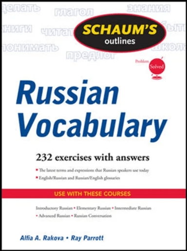Schaum's Outline of Russian Vocabulary av Alfia Rakova, Ray Parrott