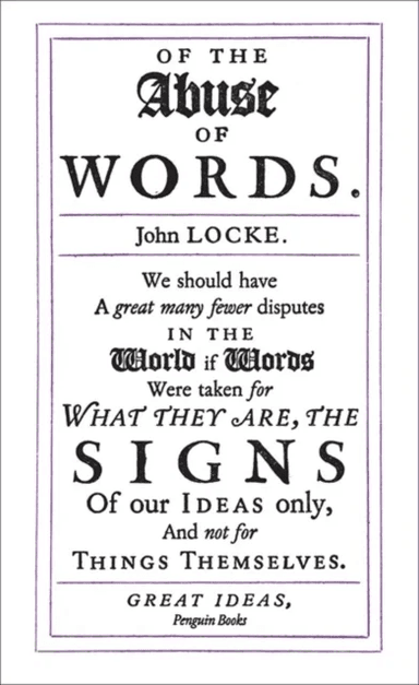 Of the Abuse of Words av John Locke