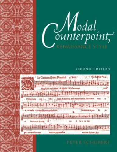 Modal Counterpoint av Peter (Associate Professor in the Faculty of Music Associate Professor in the Faculty of Music McGill University Montreal) Schub