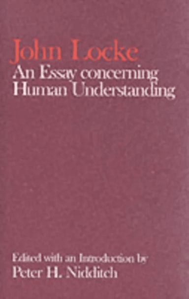 John Locke: An Essay concerning Human Understanding av John Locke