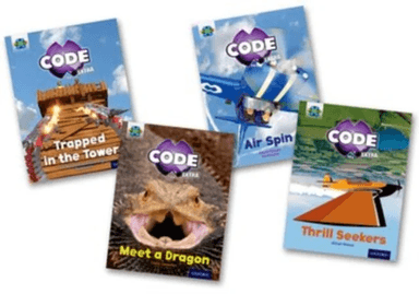 Project X CODE Extra: Light Blue Book Band, Oxford Level 4: Dragon Quest and Wild Rides, Mixed Pack av Jan Burchett, Sara Vogler, Alison Hawes, Claire